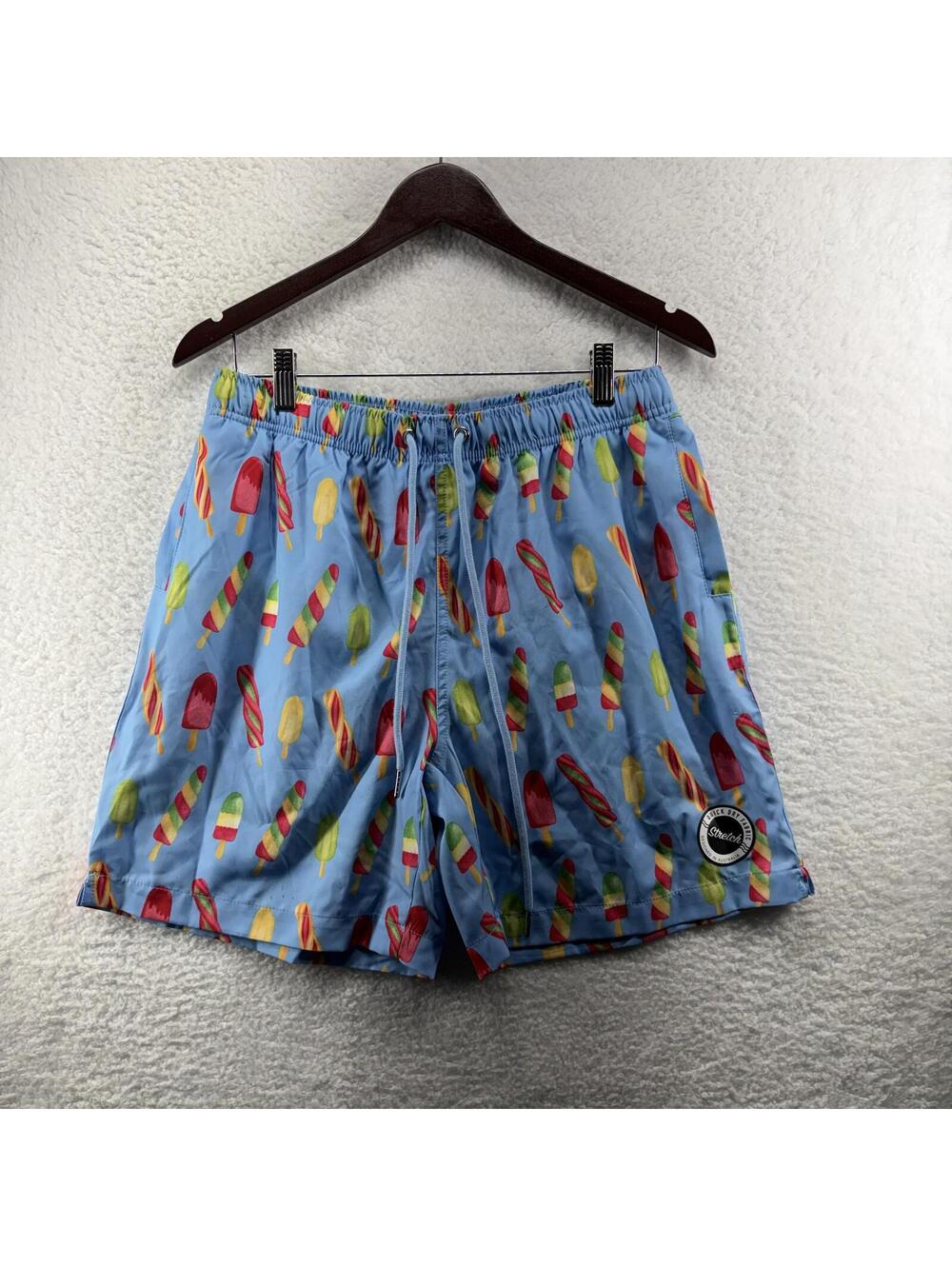 Cove Mens Swim Shorts 6.5" Trunks Popsicle Summer Mens Large NWOT